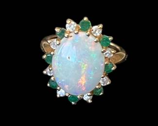 14k Gold Diamond Ring