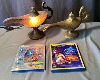 Aladdin Lamps One lights up And Movies 