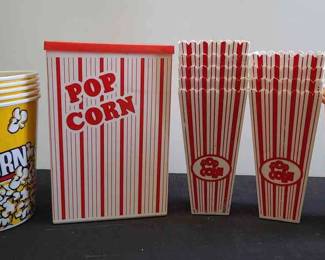 17 Retro Style Movie Night Popcorn Holders 