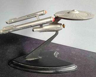 Franklin Mint Pewter Star Trek Starship Enterprise