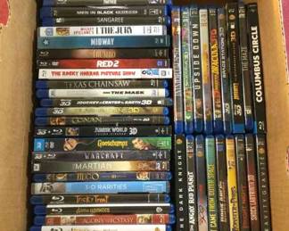 Bluray  DVD Assortment 