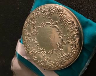 Vintage Towle mirror, sterling.