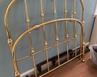 $50 after 50% off discount. 
Full size bed with rails.