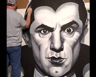Jeff Parson painting  Dracula