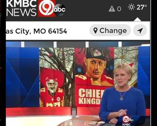 Jeff Parson highlighted on the news