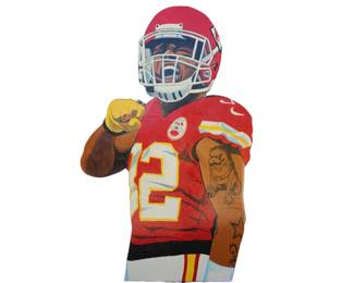 Nick Bolton painting- 7 foot x 4 foot 