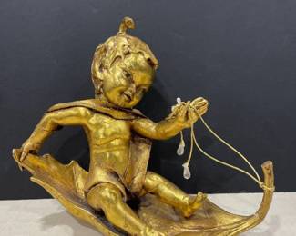 Golden pixie elf 11 x 12 x 4.5 in