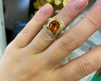 citrine ring