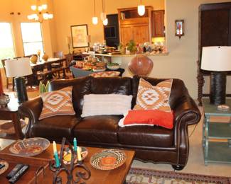 The pillows available for sale - not sofa. All other decor and accents and furniture also all available for sale