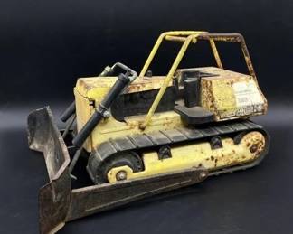 Vintage Tonka Bulldozer Metal Tracker