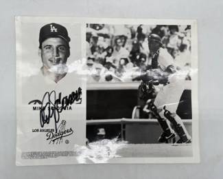 Signed Tommy scioscia photo