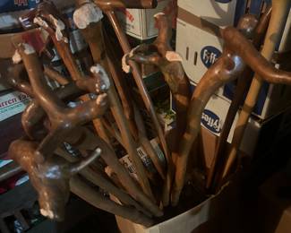 Handmade walking canes. $15 each