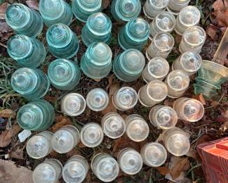 Insulators… $3 each large $2 for smaller