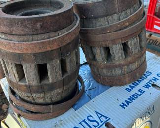Set of 4 wagon wheel hubs $200
