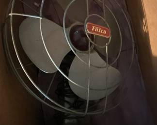 Vintage metal fan. ‘$45