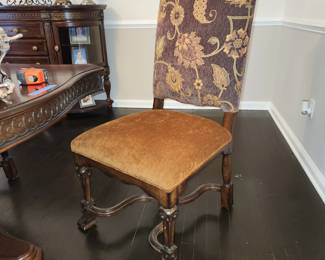 6 upholstered dining chairs