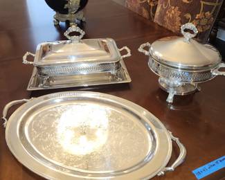 silverplate serving pieces