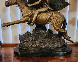 Bronze Sculpture “The Horse Thief”