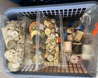 Fun vintage and antique buttons too.