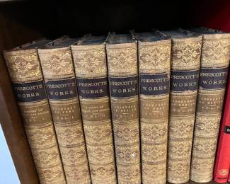 Lots of beautiful antique books