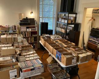 CDs, CD Holders, Stereo Equipment and More