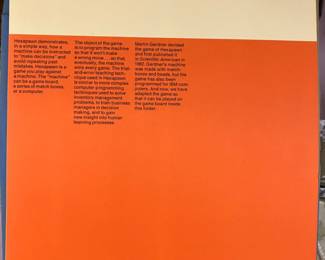 IBM game Hexapawn.  Rare and hard to find. 