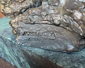 John Lajba Bronze Statue.  