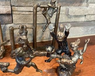 Mark Hopkins Bronze Sculptures.  Signed and numbered..