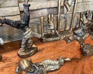 Mark Hopkins Bronze Sculptures.  Signed and numbered..