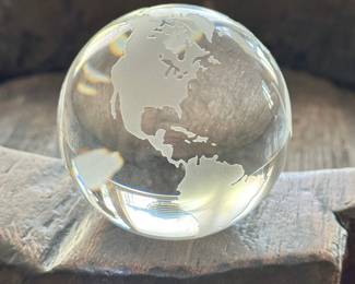 Steven V Correia Art Glass Paperweight.