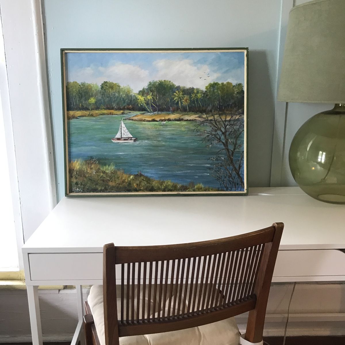 PRE-SALES ARE OPEN for all items! Call or message with any questions! 
Old Florida Oil Painting (chair sold)
