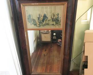 Antique early American mirror 