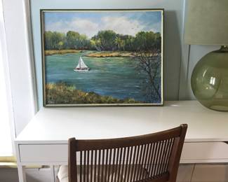 PRE-SALES ARE OPEN for all items! Call or message with any questions! 
Old Florida Oil Painting (chair sold)
