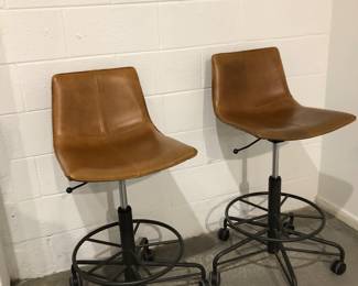 Swivel adjustable height office drafting chair (one sold)