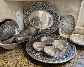 Wilton pewter & Mariposa aluminum