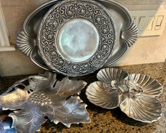 Wilton pewter & Mariposa aluminum