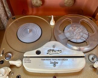 vintage Tandberg tape recorder (in case)