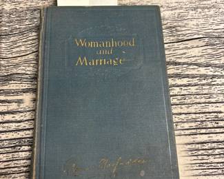 Vintage womanhood and marriage book