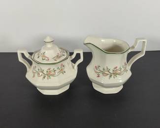 Johnson Bros (england) Cream & Sugar