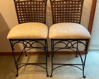 Chromcraft Iron Bar Stools