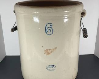 Vintage Red Wing 6 Gallon Crock