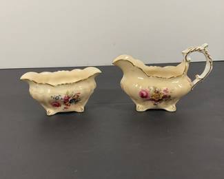 Vintage Hammersley & Co Cream & Sugar