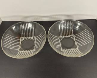 retro Federal Glass Bowls