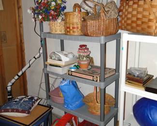 More baskets, and gardening supplies too