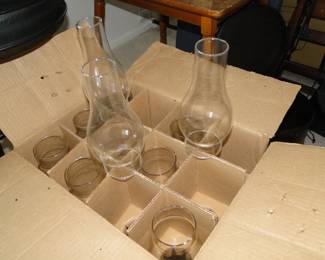 Brand new in box hurricane shades, makes for a great project or centerpiece