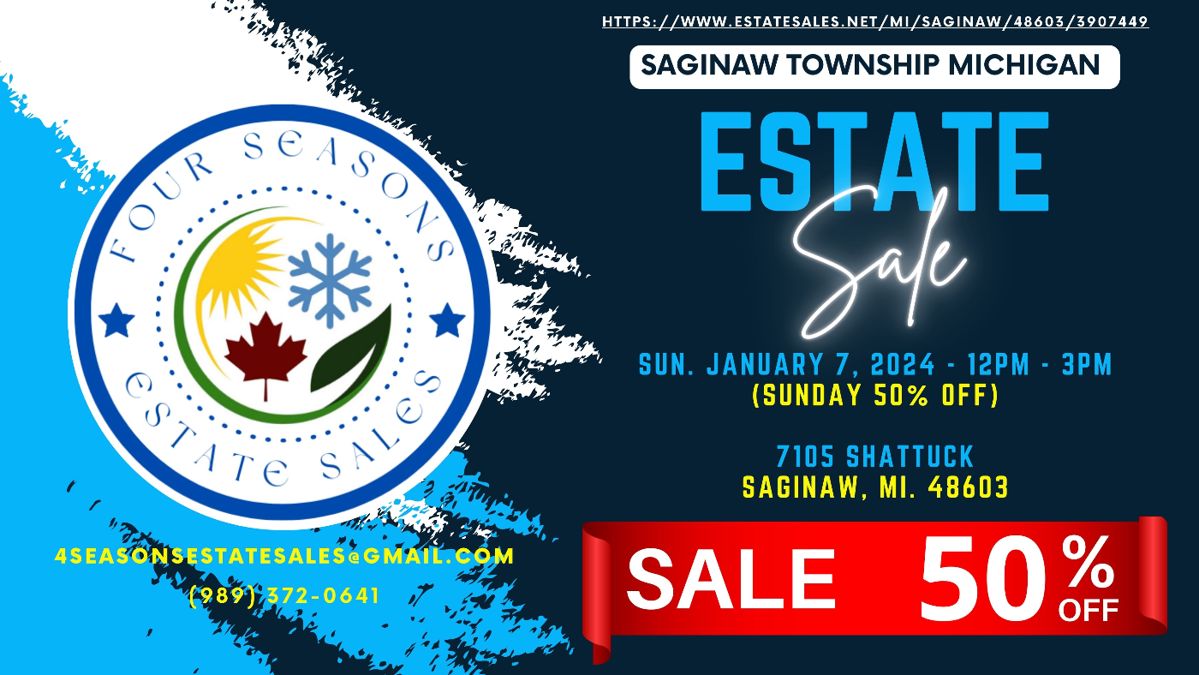 EVERYTHING IN THE HOUSE and GARAGE 50% OFF!