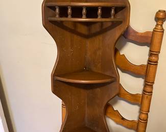 Preliminary walkthrough photo: 

Corner Whatnot shelf! 