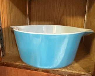 Vintage Pyrex Horizon Blue 2 QT Casserole Dish 474B No Lid