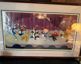 A Small collection of RARE and LIMITED EDITION Warner Brothers Prints and Animation Cells! Most numbered and signed, many with original paperwork and certificates! 