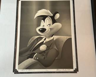 A Small collection of RARE and LIMITED EDITION Warner Brothers Prints and Animation Cells! Most numbered and signed, many with original paperwork and certificates! 